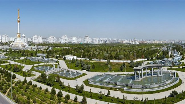 نمایی از صنعت و کشاورزی در ترکمنستان
