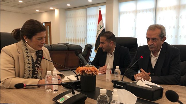 غلامحسین شافعی در دیدار با رئیس سازمان سرمایه‌گذاری عراق :  مشکلات و مطالبات سرمایه‌گذاران ایرانی در عراق نیاز به پیگیری دارد