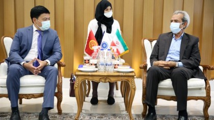 در دیدار رئیس اتحادیه کارآفرینان قرقیزستان با غلامحسین شافعی مطرح شد: مسیر ریلی برای جابجایی کالا تقویت شود